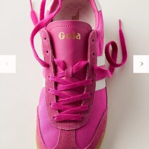Gola Women's Pink and White Sneakers Sz 11 | Worn Once